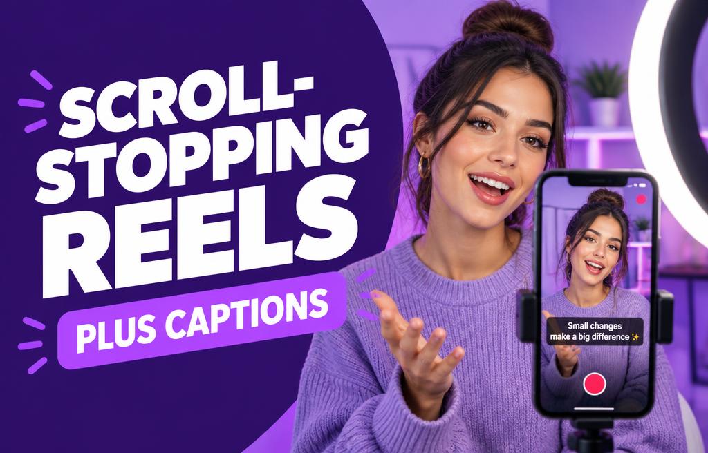 Content creator for reels and captions